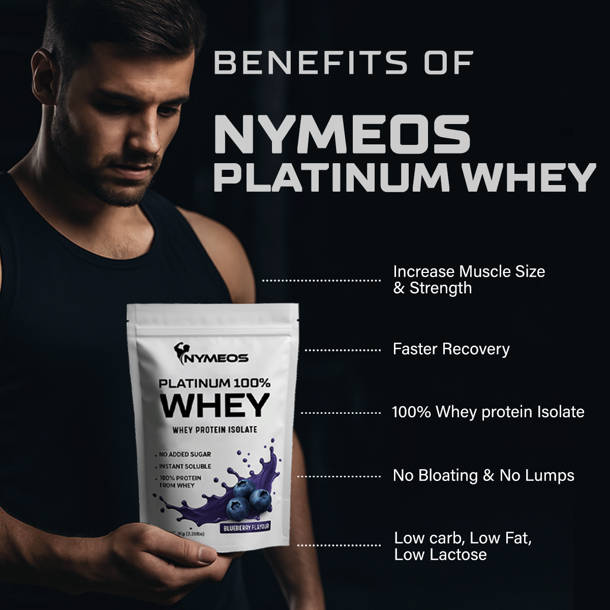 Nymeos Platinum 100% Whey Protein Isolate